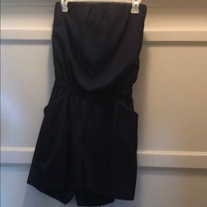 Strapless romper